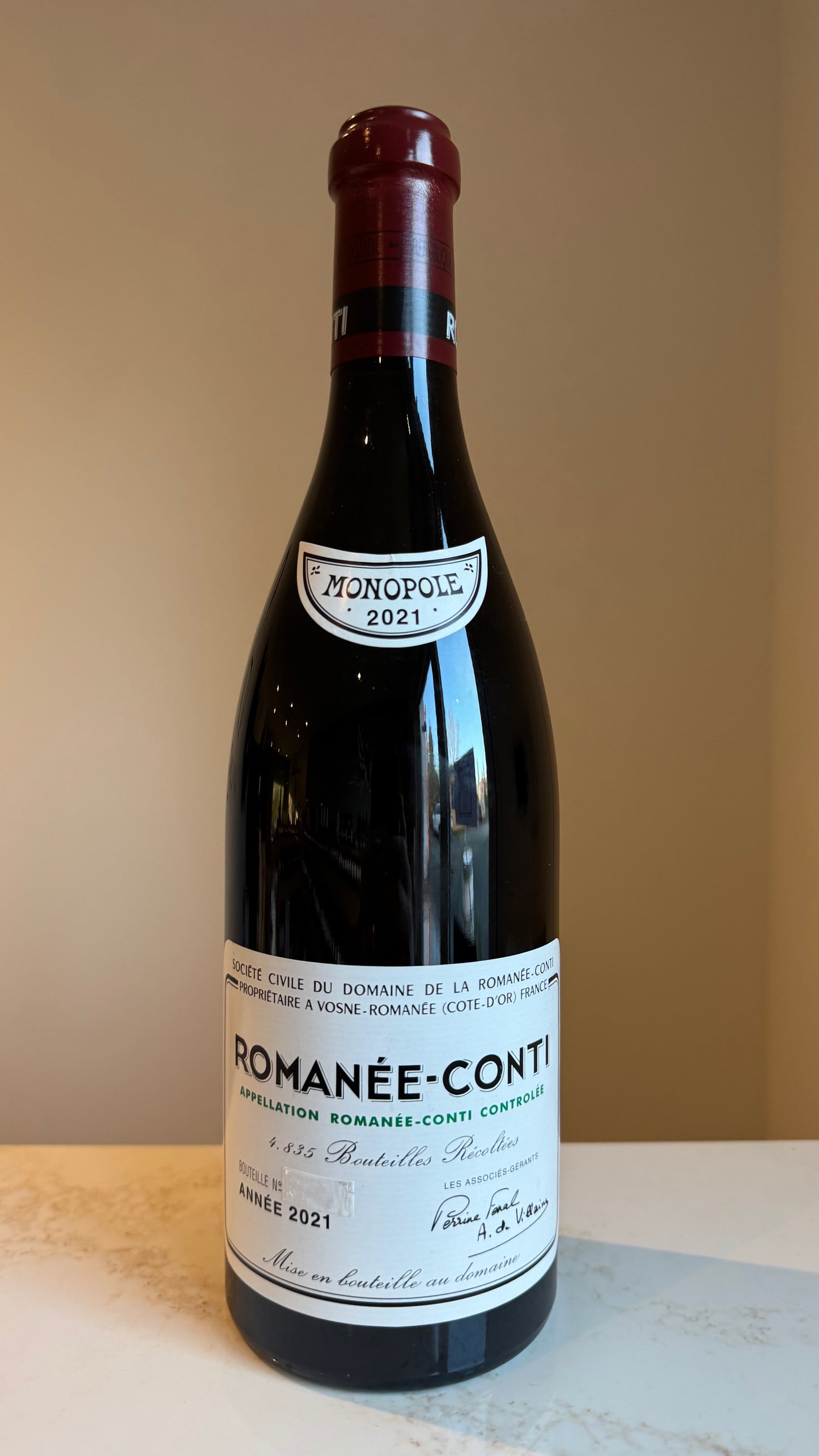 Romanee-Conti Estate Romanee-Conti 2021
