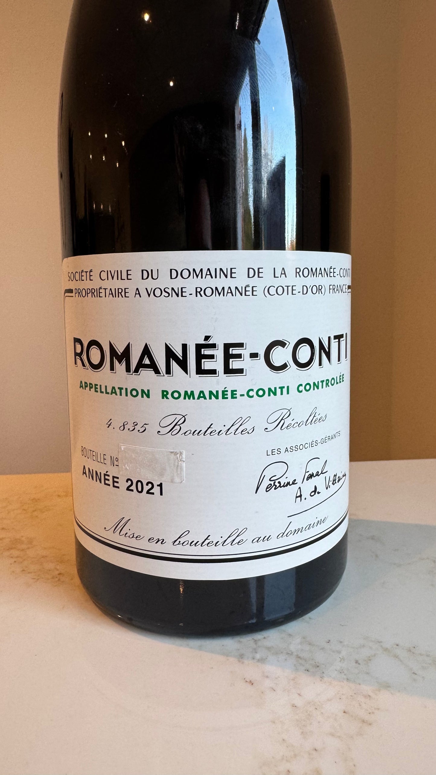 Romanee-Conti Estate Romanee-Conti 2021
