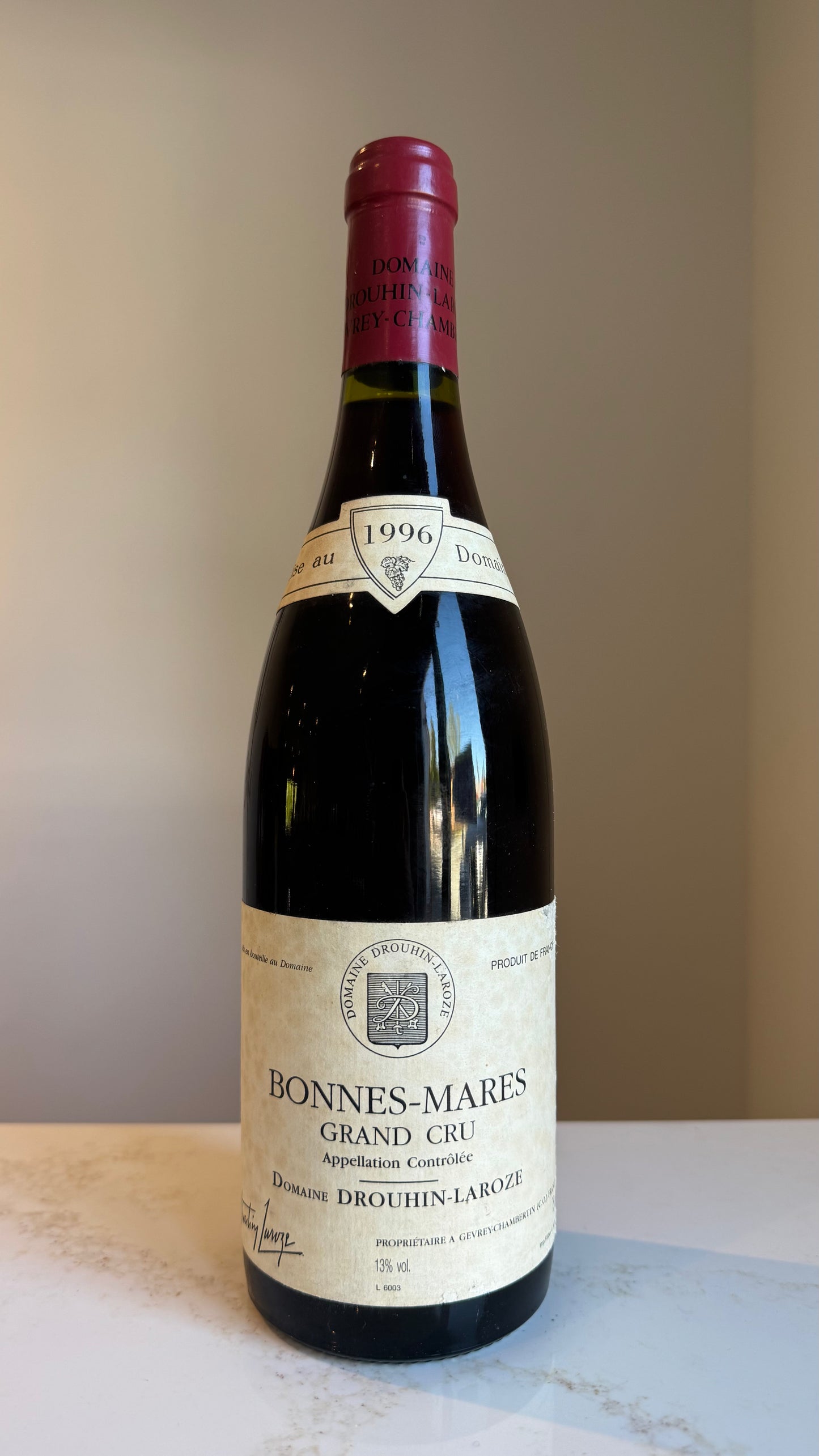 Domaine Drouhin-Laroze Bonnes-Mares Grand Cru 1996