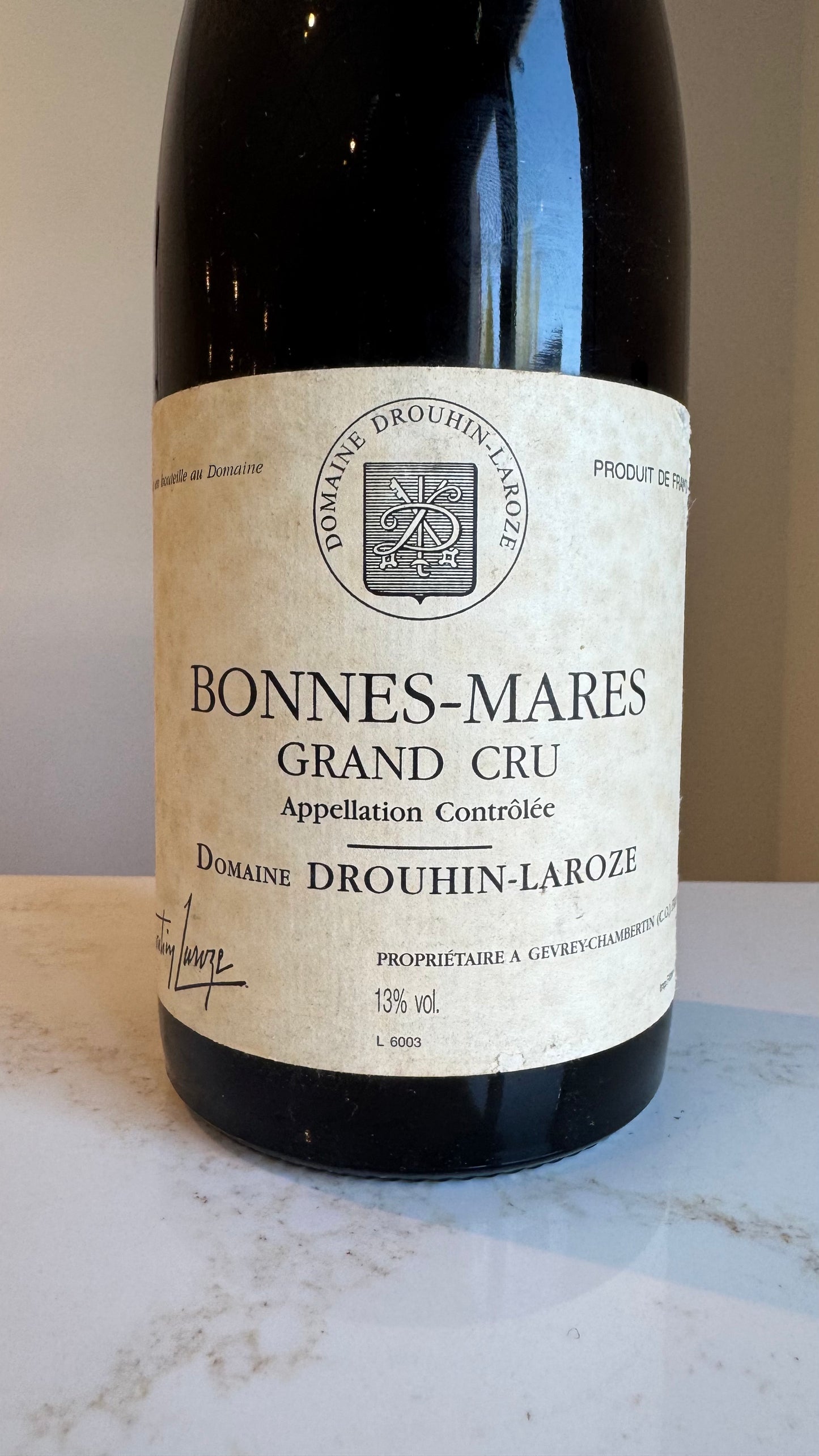 Domaine Drouhin-Laroze Bonnes-Mares Grand Cru 1996