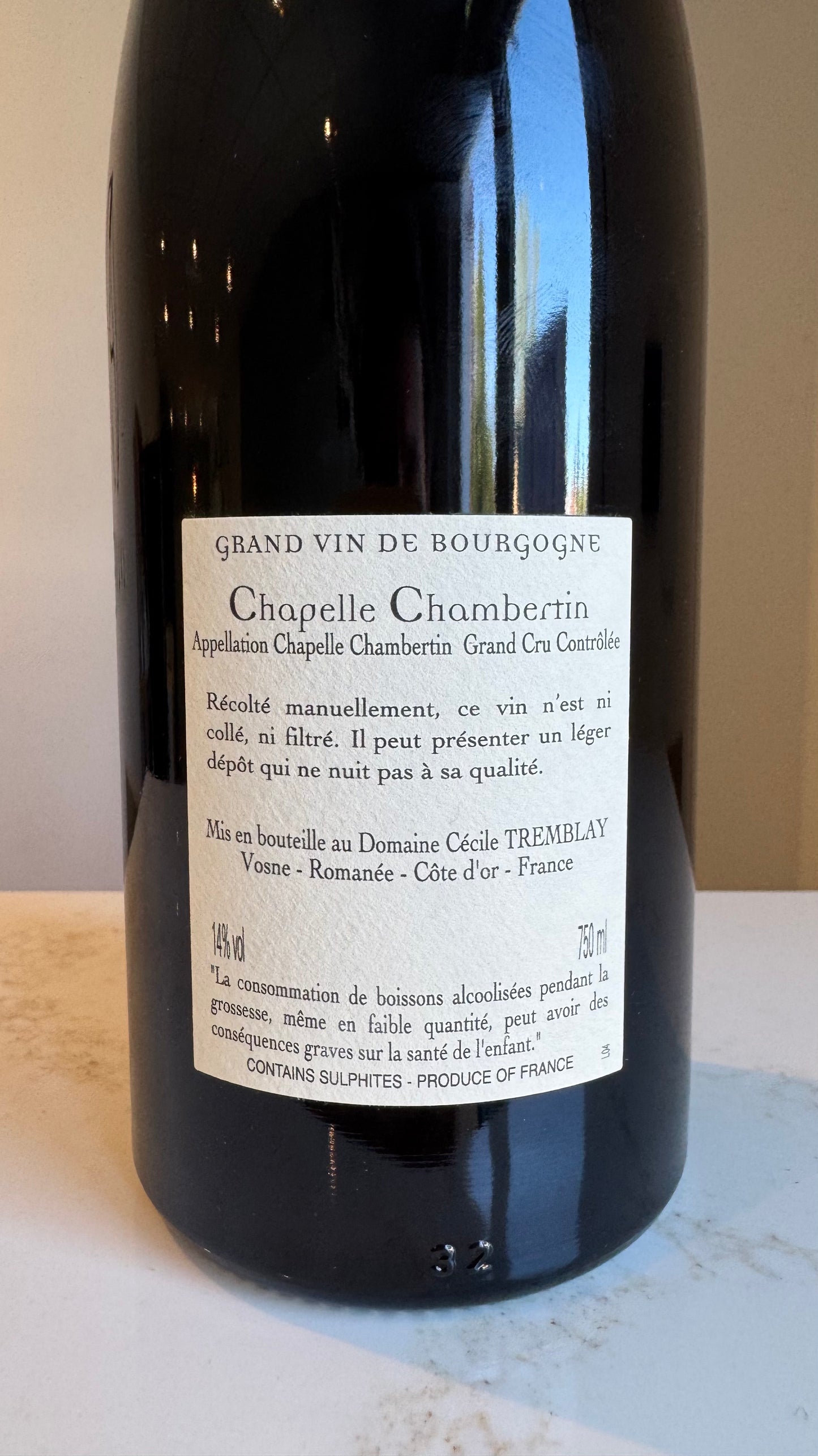 Domaine Cécile Tremblay Chapelle-Chambertin 2019