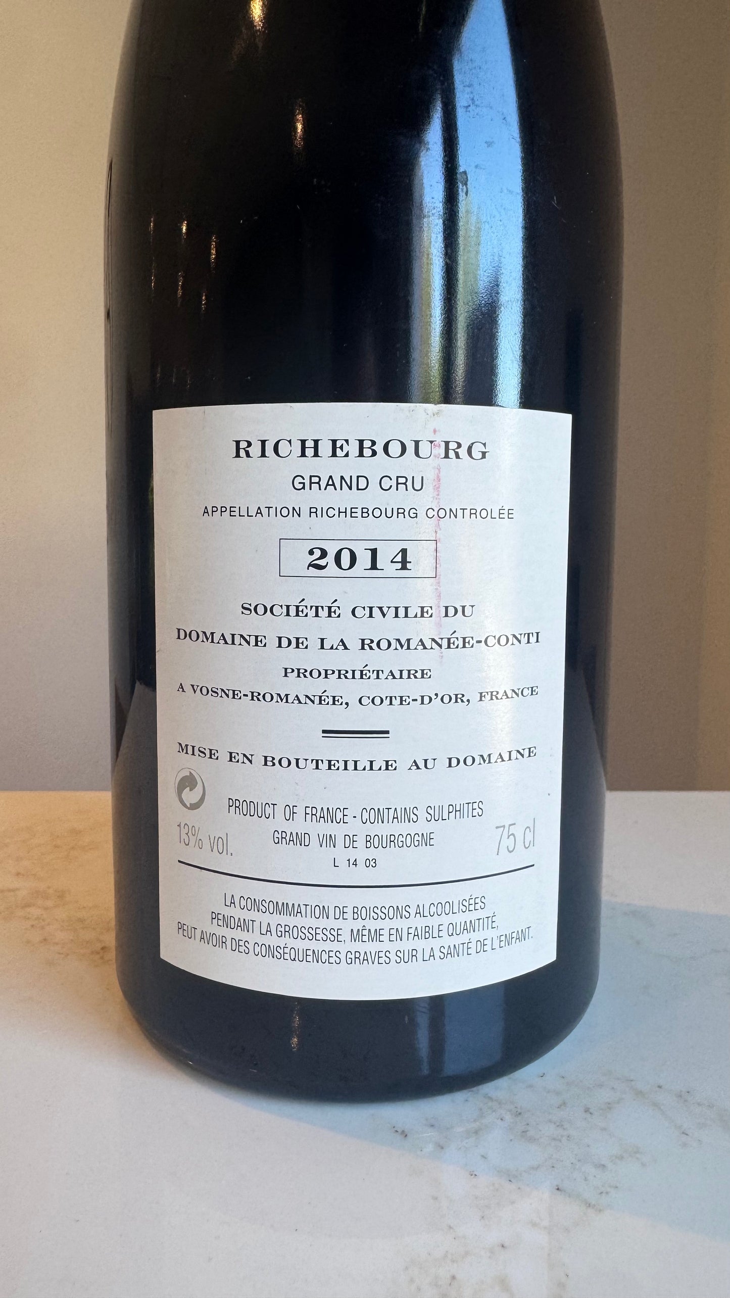 Domaine de la Romanée-Conti Richebourg 2014