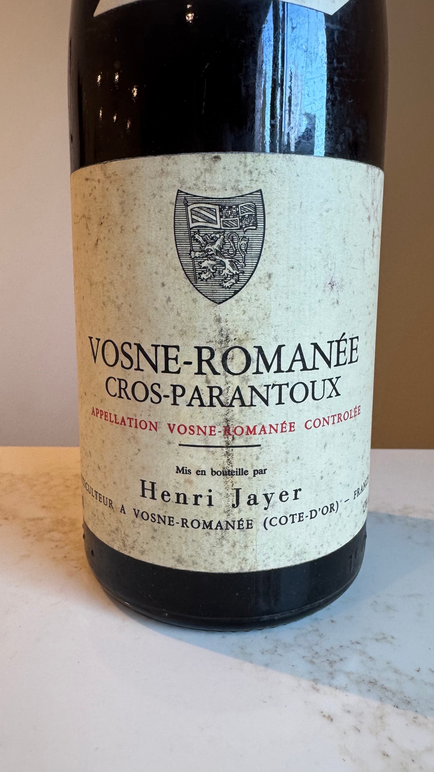 Domaine Henri Jayer Cros-Parantoux 1986