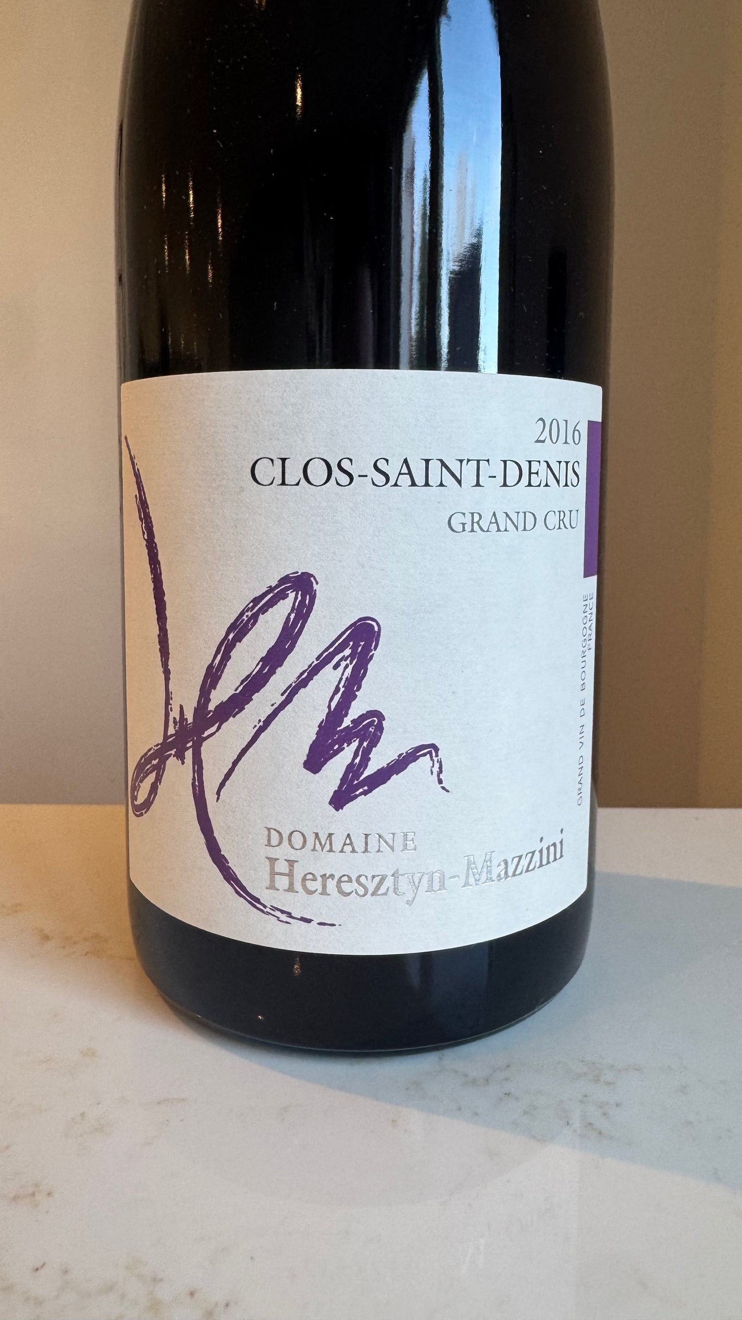 Domaine Heresztyn-Mazzini Clos-Saint-Denis Grand Cru 2016