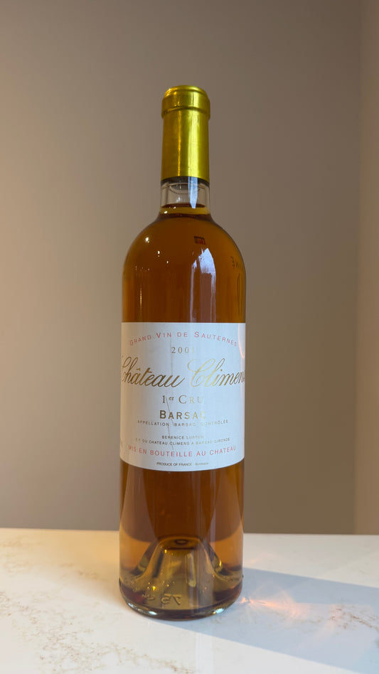 Chateau Climens Barsac 2001