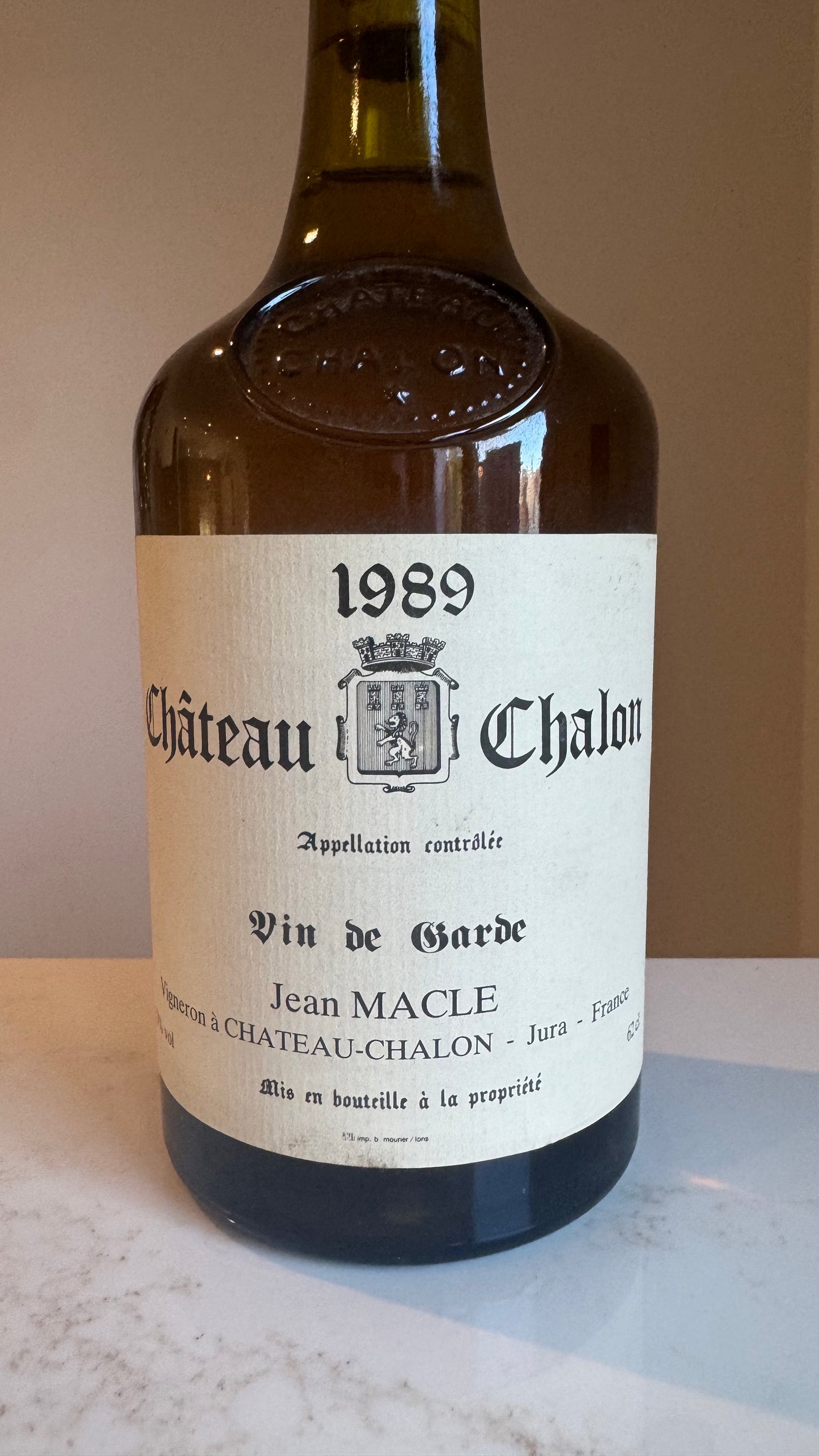 Jean Macle Château Chalon 1989