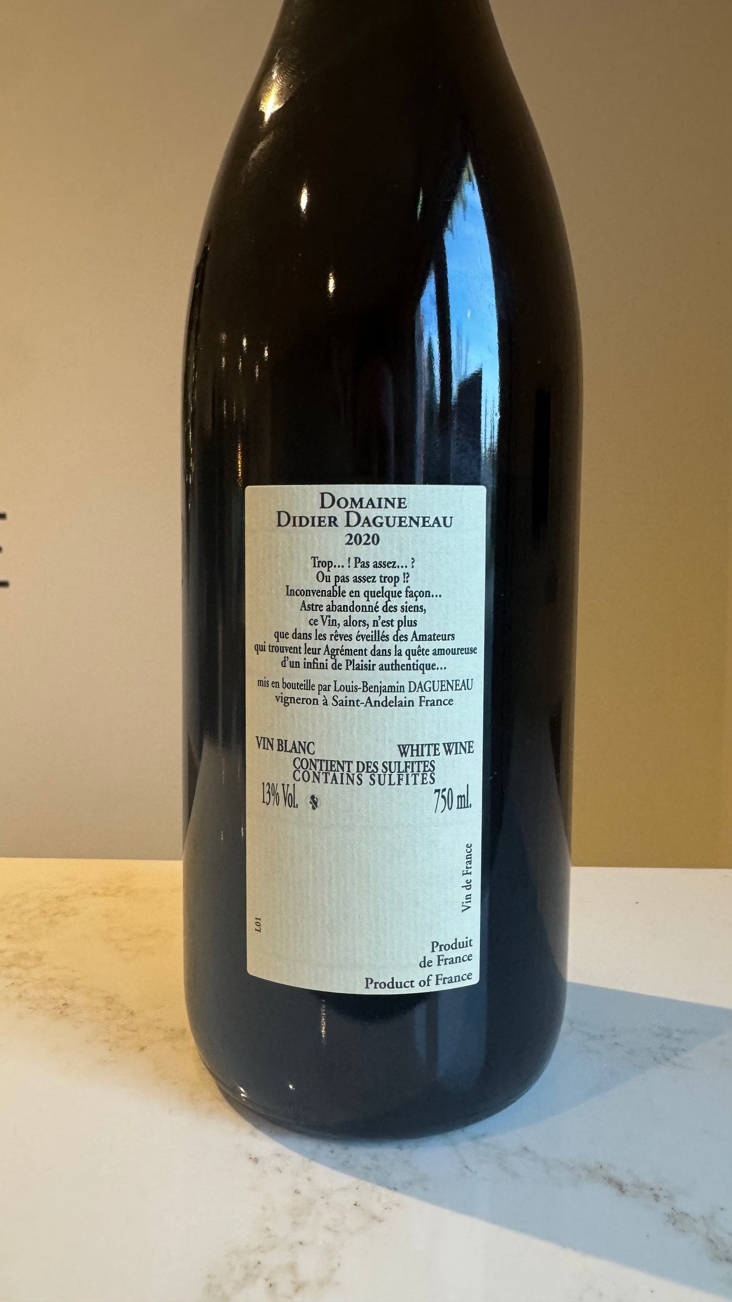 Domaine Didier Dagueneau Blanc Etc. 2020