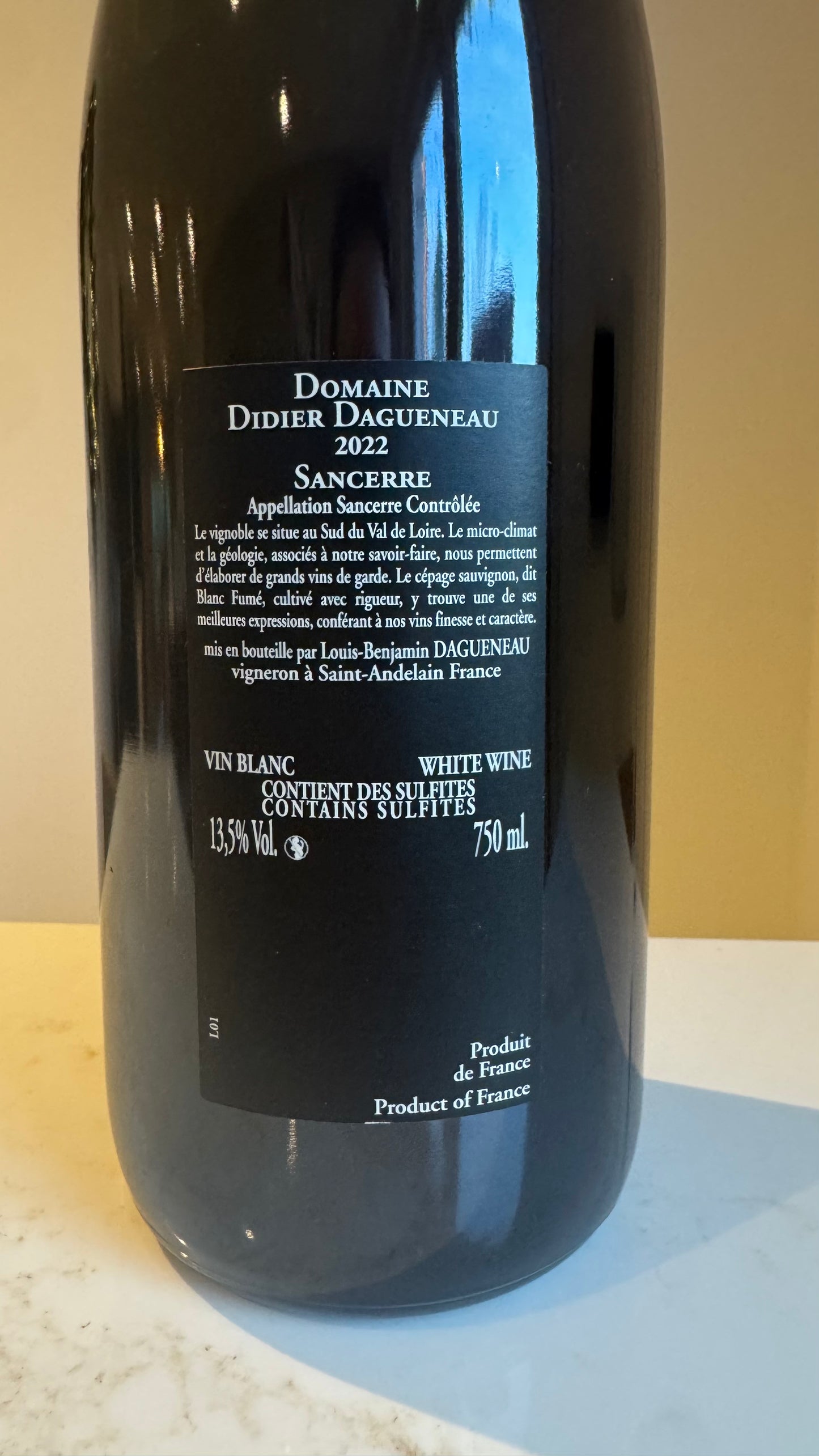 Domaine Didier Dagueneau, Le Mont Damné Chavignol 2022