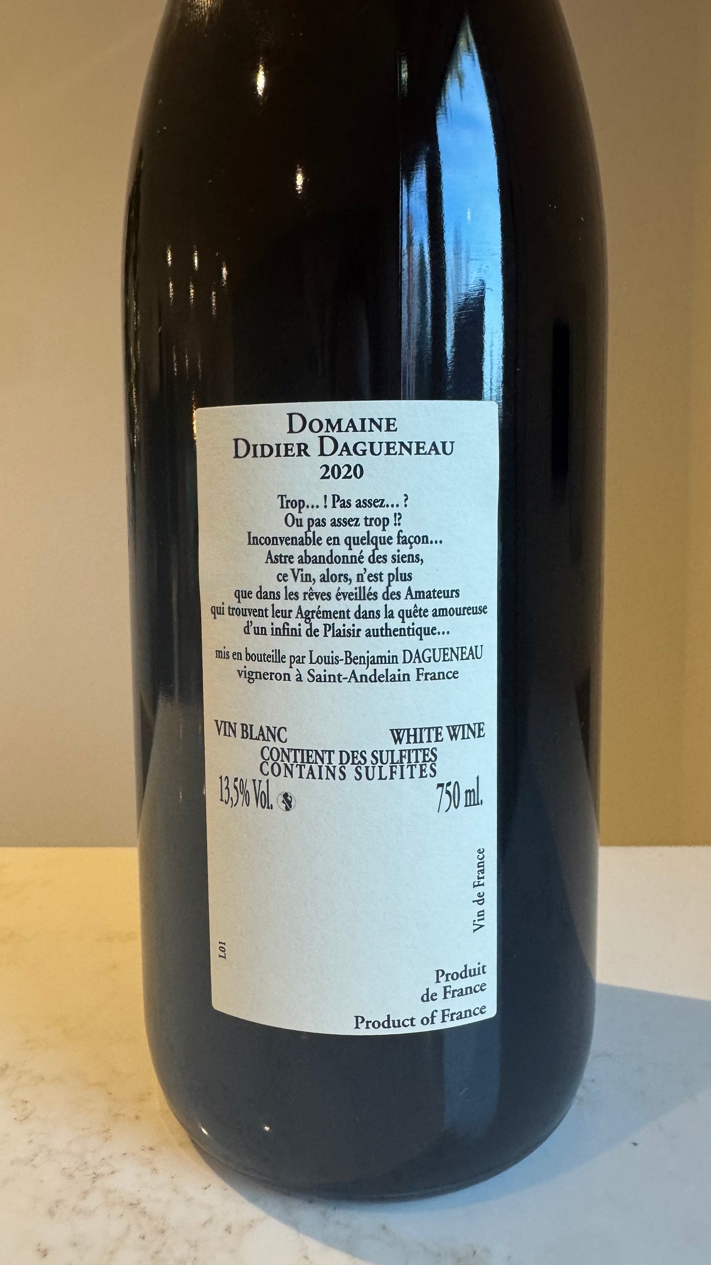 Domaine Didier Dagueneau Buisson Renard 2020