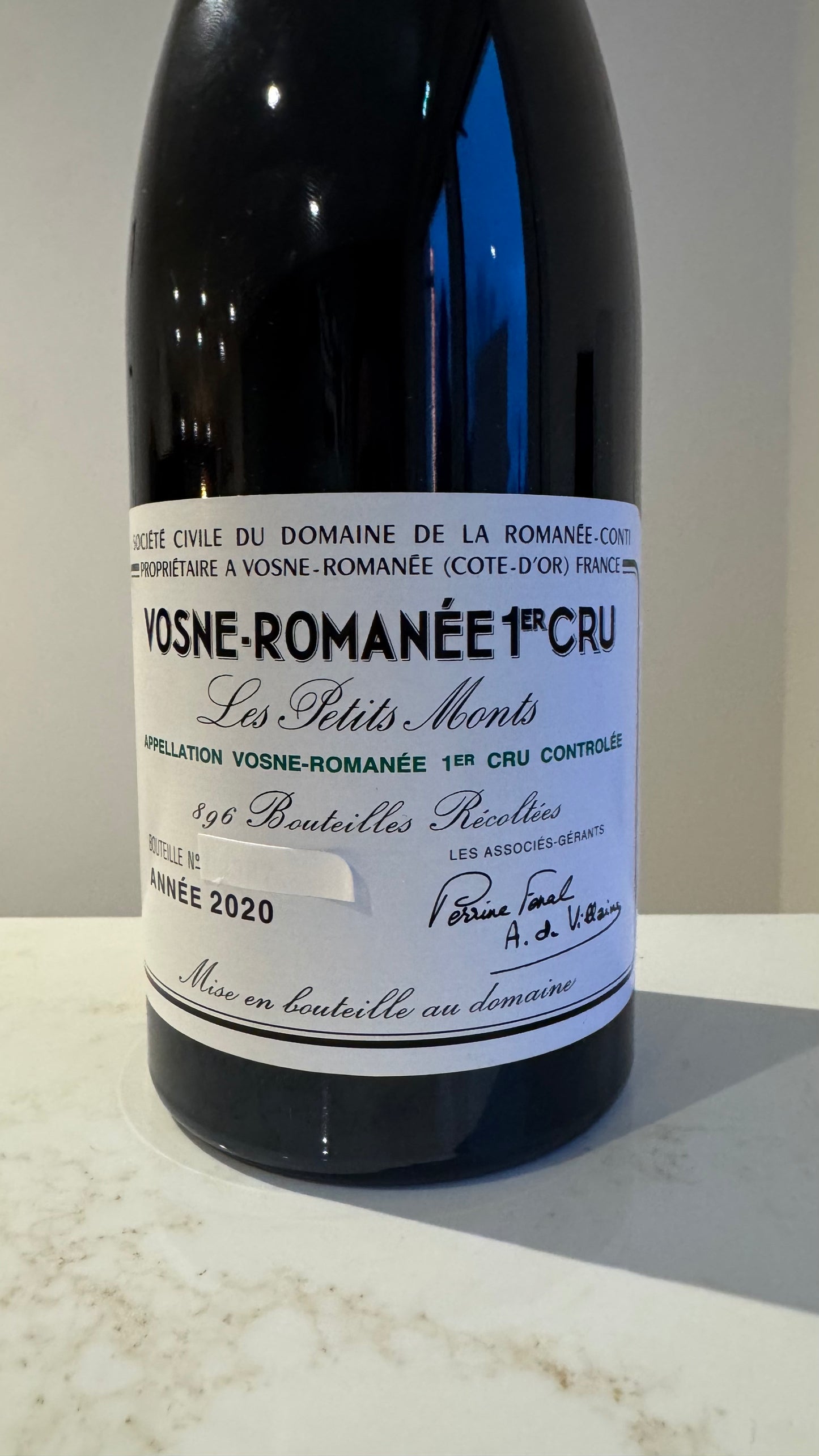Domaine de la Romanée-Conti Vosne-Romanée 1er Cru "Les Petits Monts" 2020