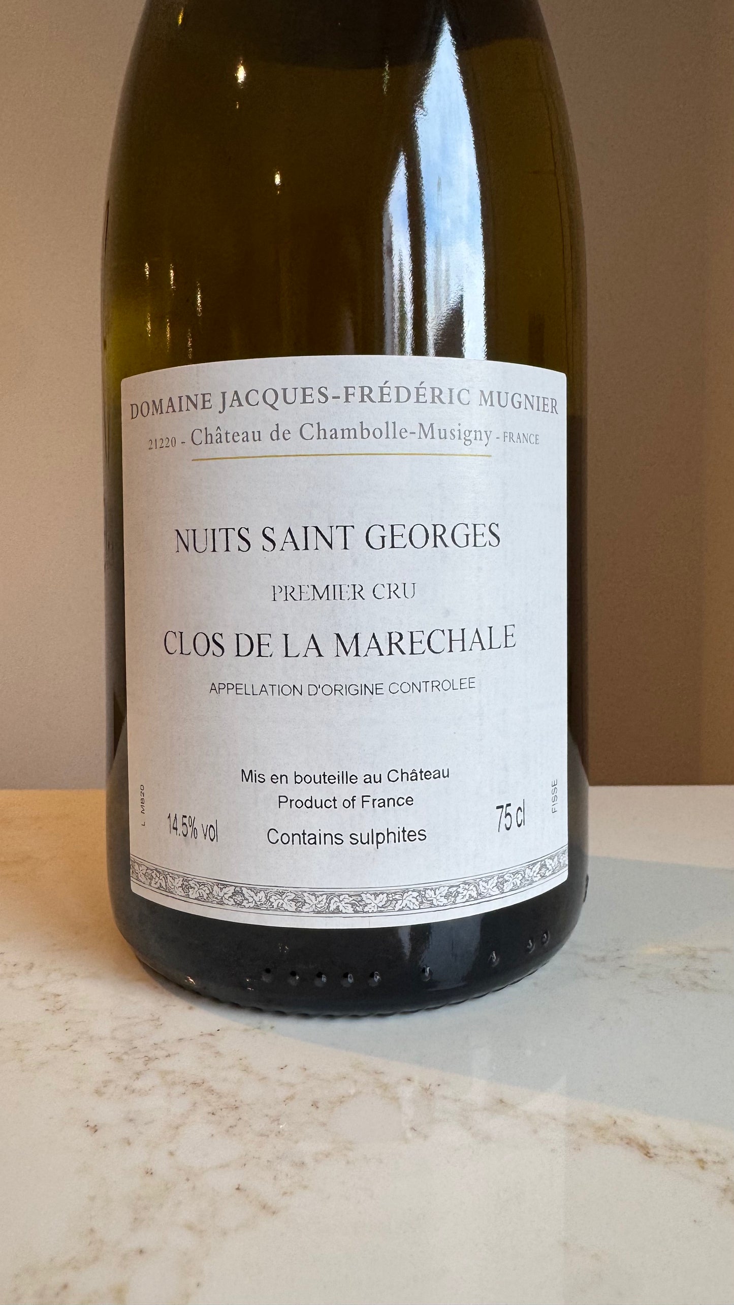 Domaine Jacques-Frédéric Mugnier Nuits Saint-Georges Premier Cru Clos de la Maréchale blanc 2020