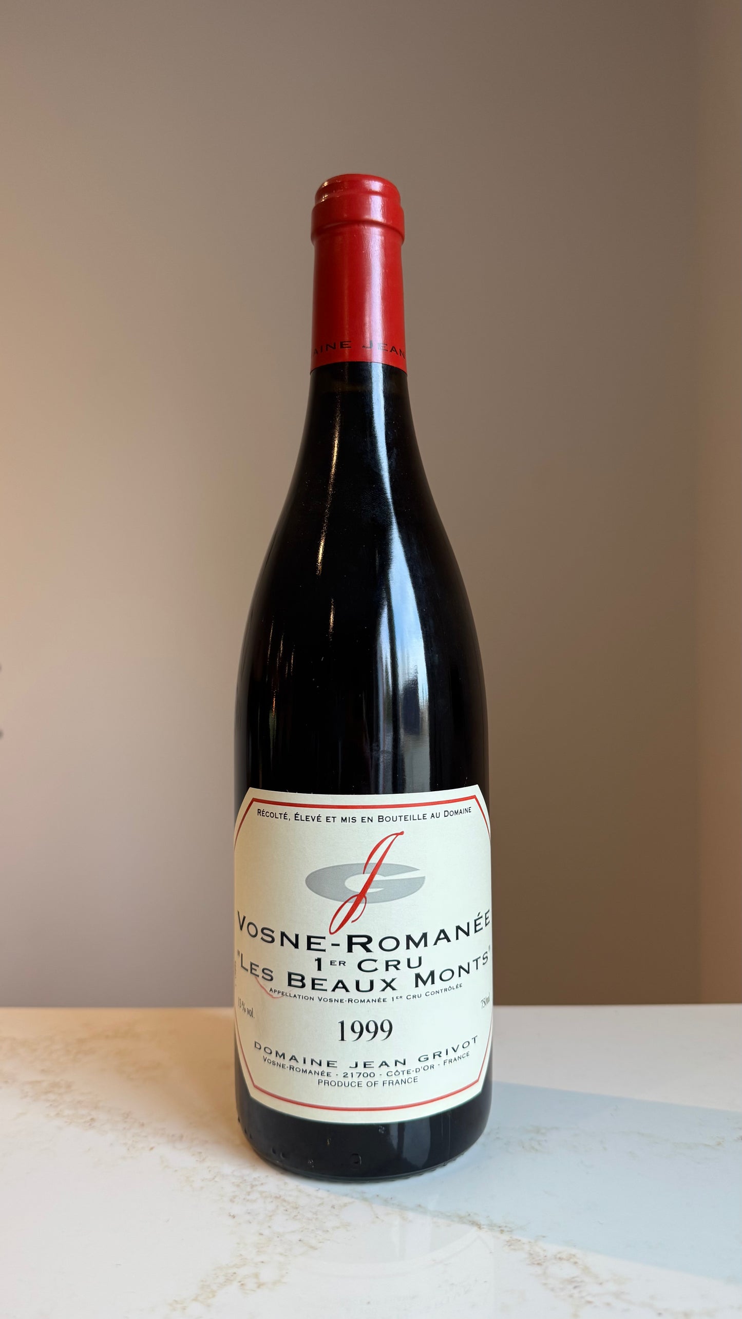 Domaine Jean Grivot Vosne-Romanée 1er Cru "Les Beaux Monts" 1999