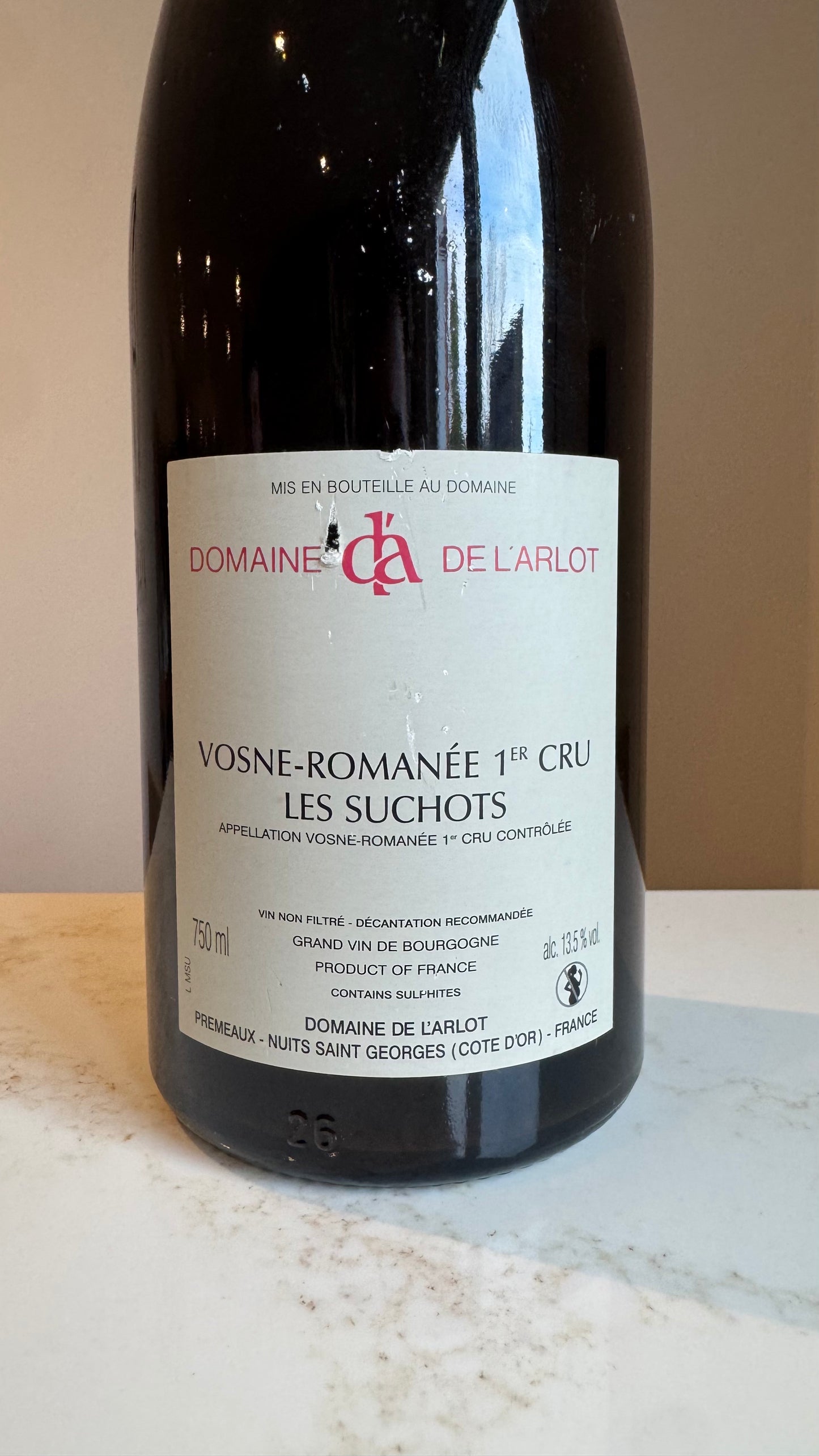 Domaine de l'Arlot Vosne-Romanée 1er Cru "Les Suchots" 2009