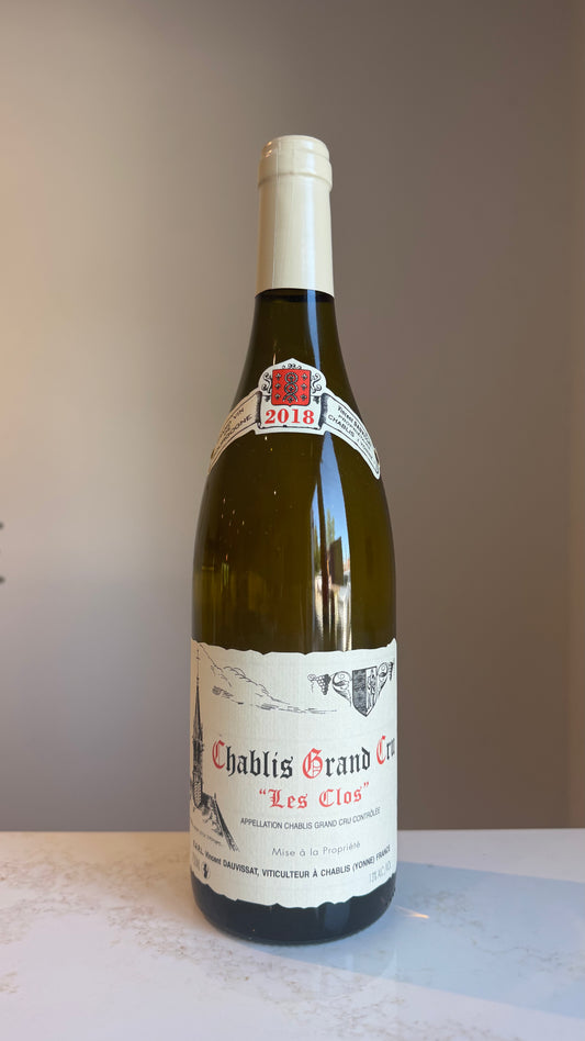 Vincent Dauvissat Chablis Grand Cru "Les Clos" 2018