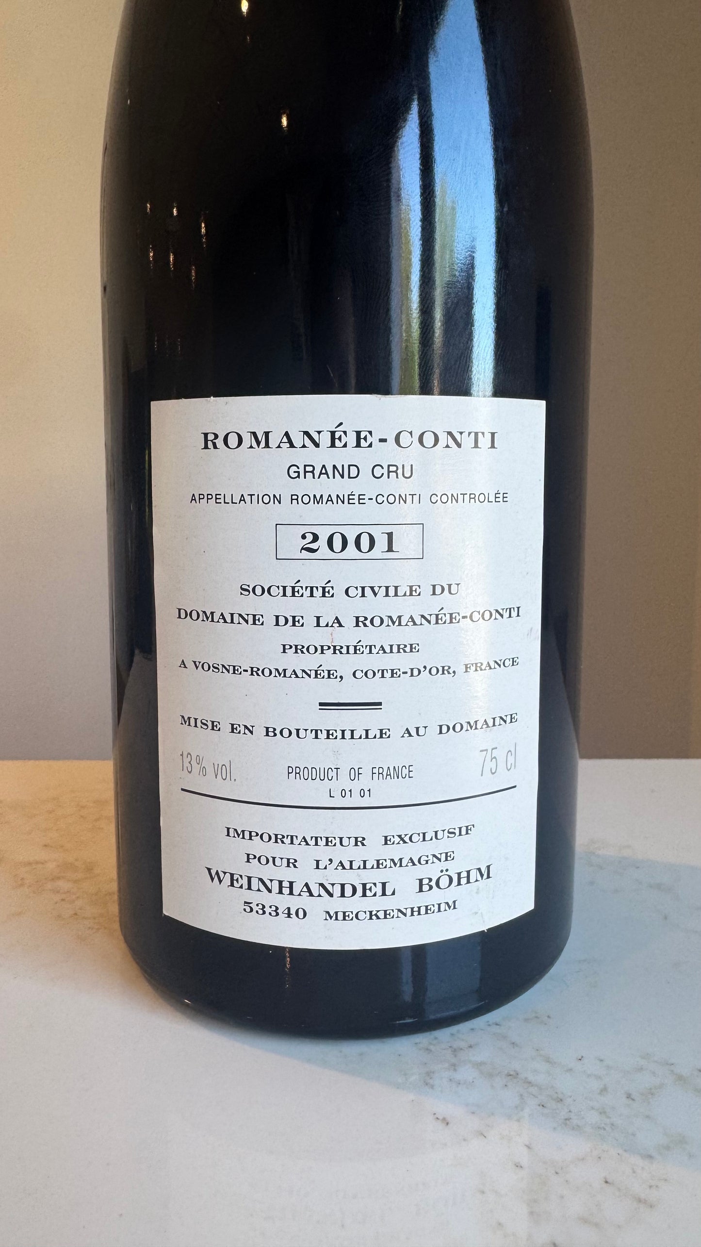 Domaine de la Romanée-Conti Romanée-Conti 2001