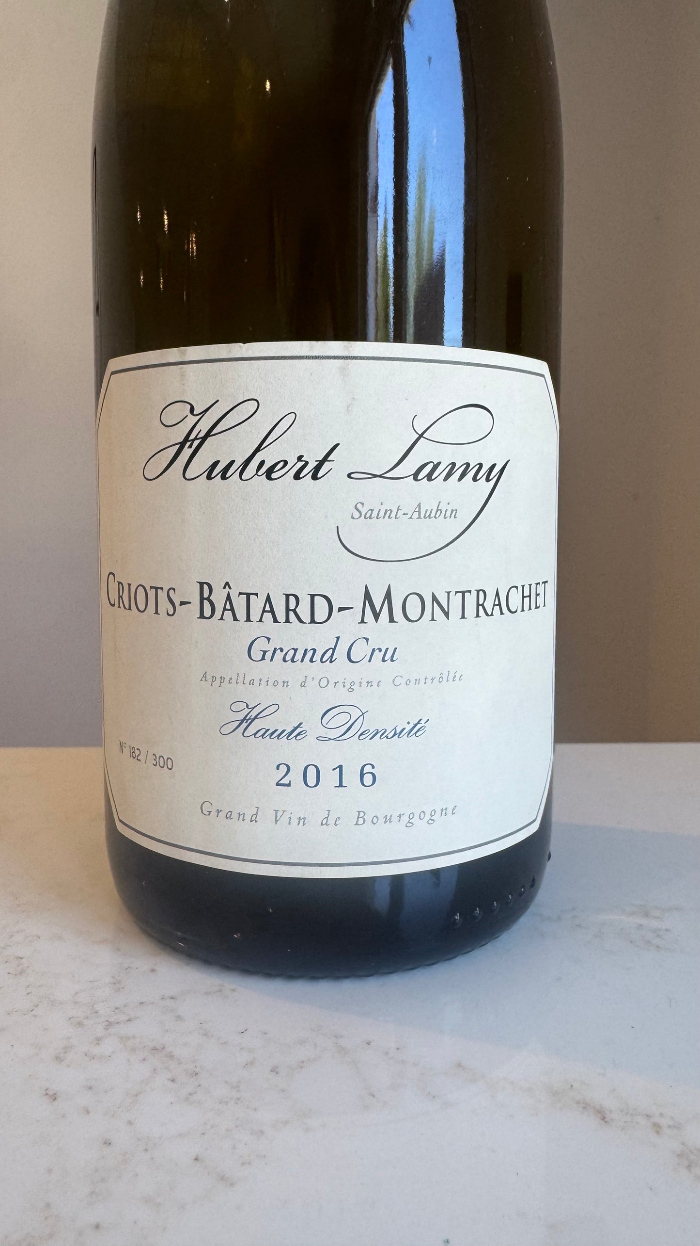 Hubert Lamy Criots-Bâtard-Montrachet Haute Densité 2016