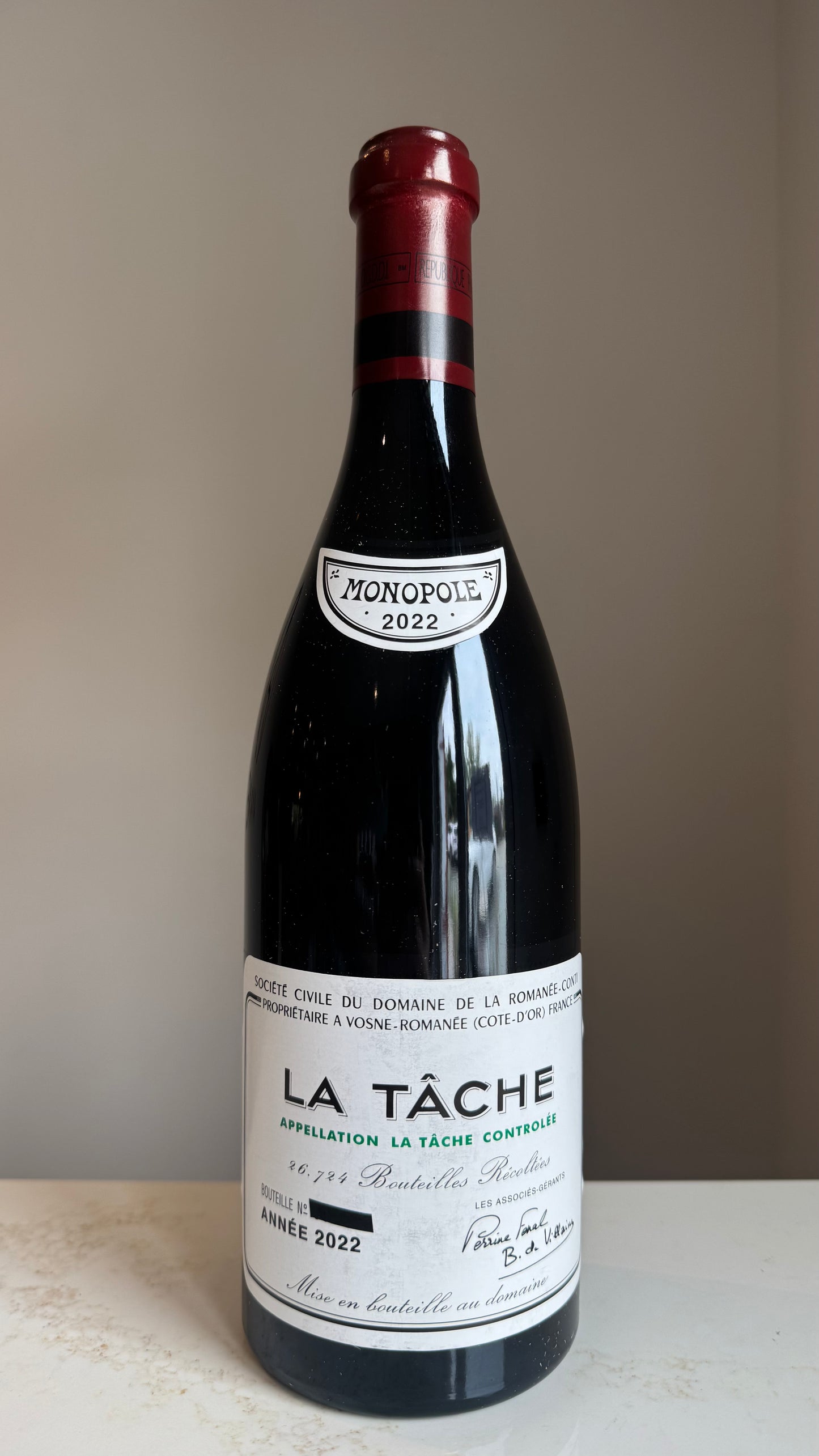 Domaine de la Romanée-Conti La Tâche 2022
