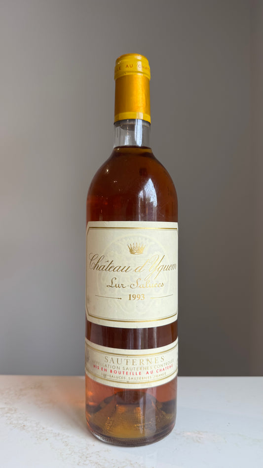 Chateau d'Yquem	Sauternes 1993