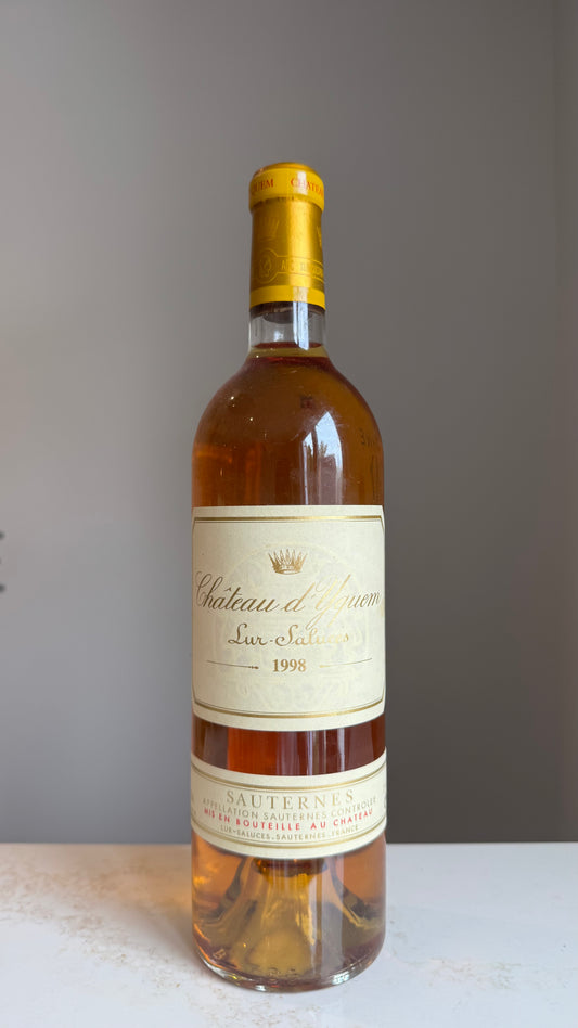 Chateau d'Yquem	Sauternes 1998