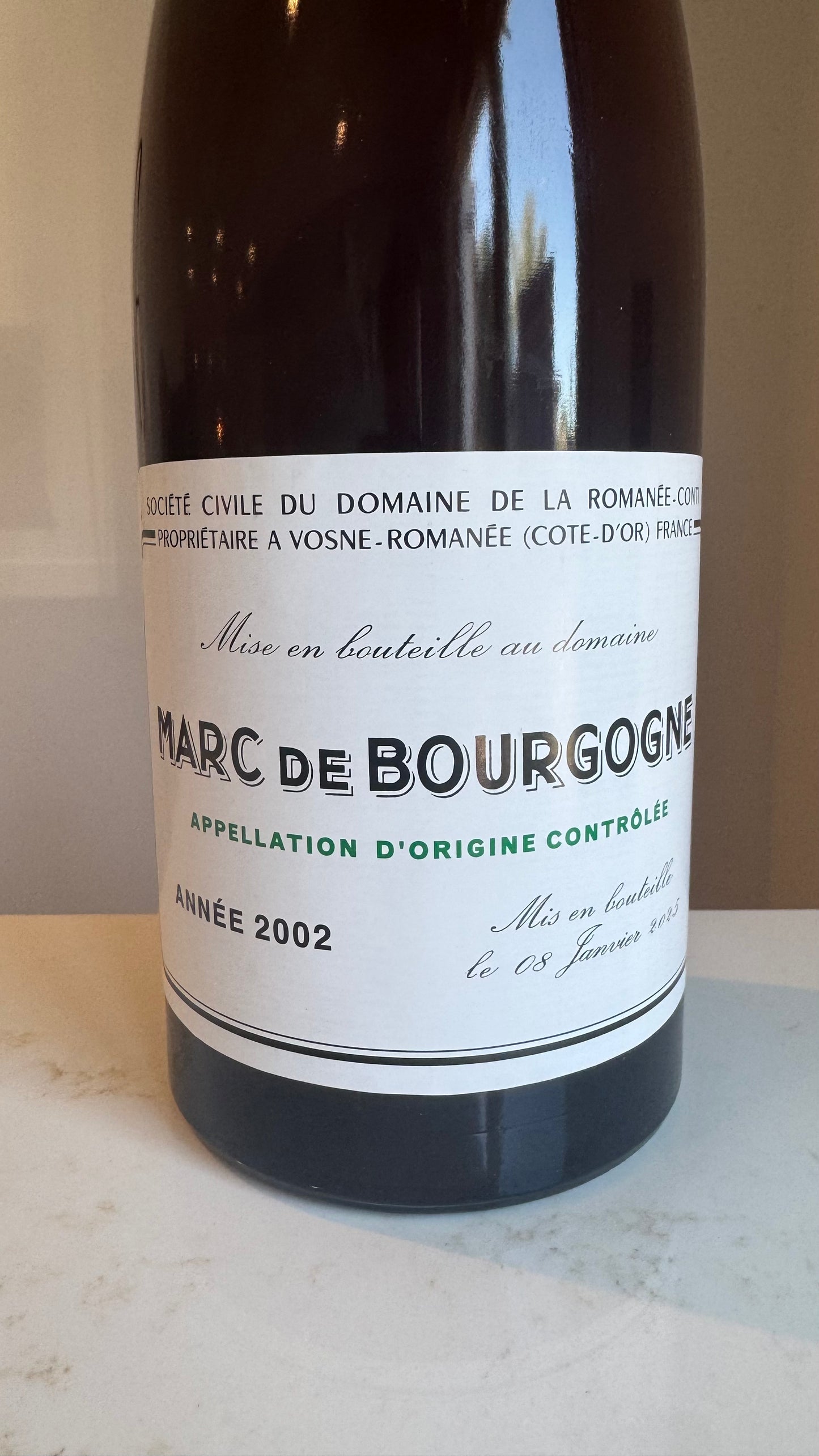 Domaine de la Romanée-Conti Marc de Bourgogne 2002