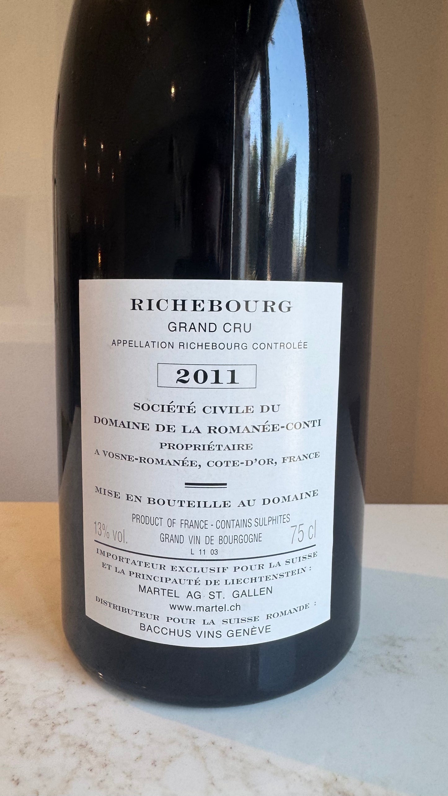 Domaine de la Romanée-Conti Richebourg 2011