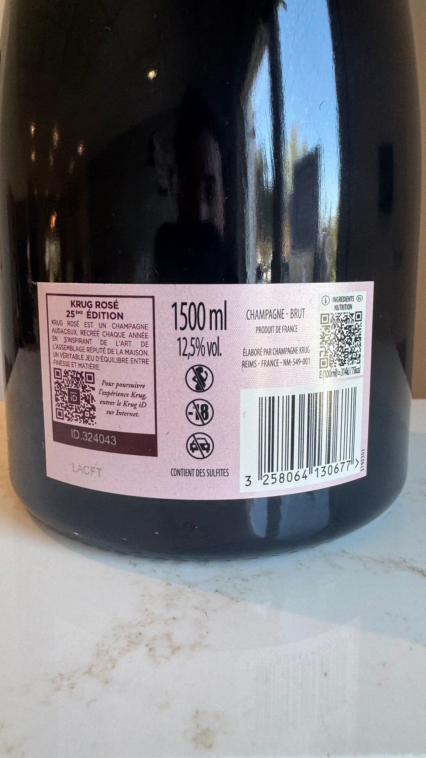 Krug Rosé 25ème Édition
