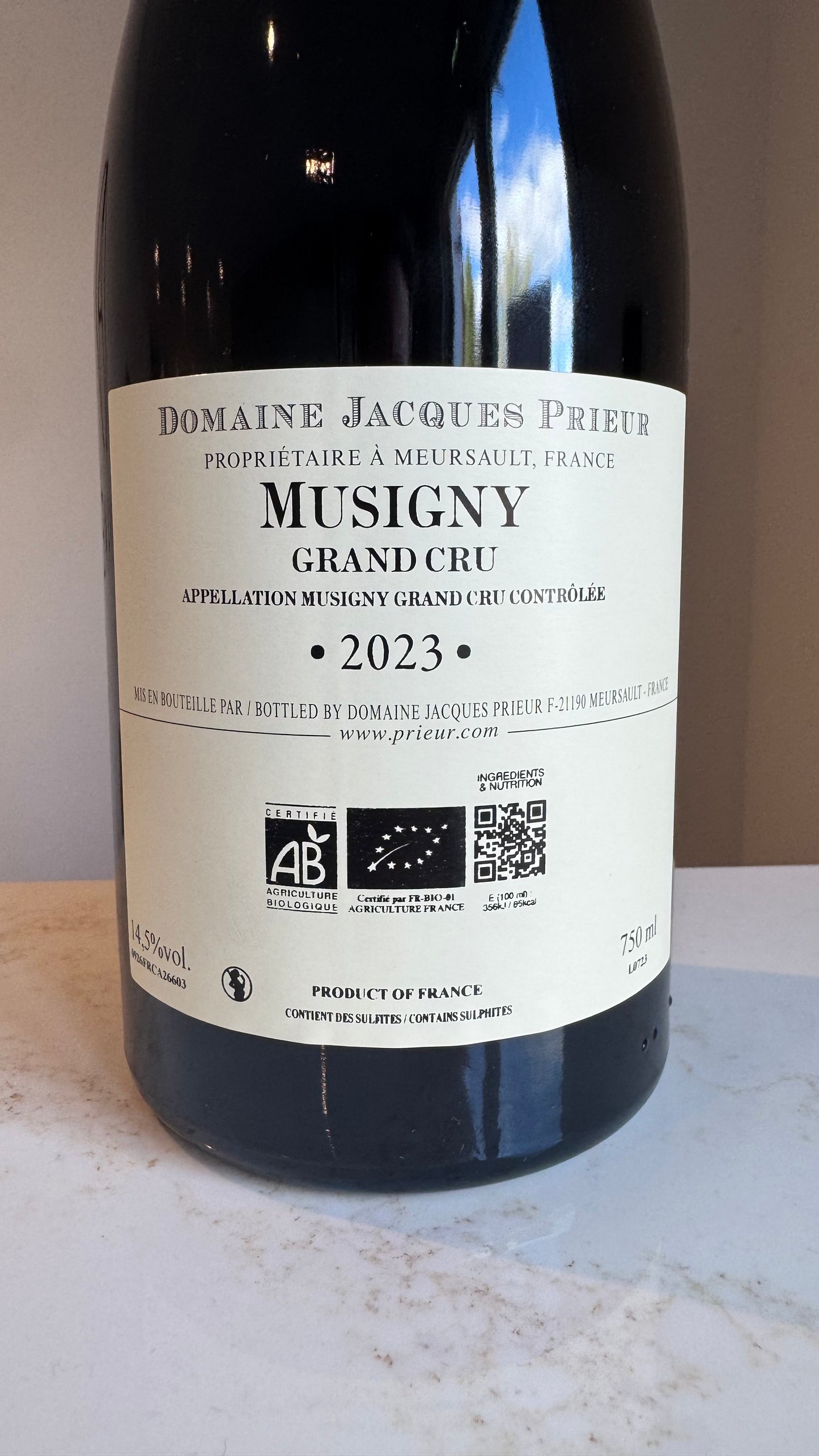 Domaine Jacques Prieur Musigny Grand Cru 2023