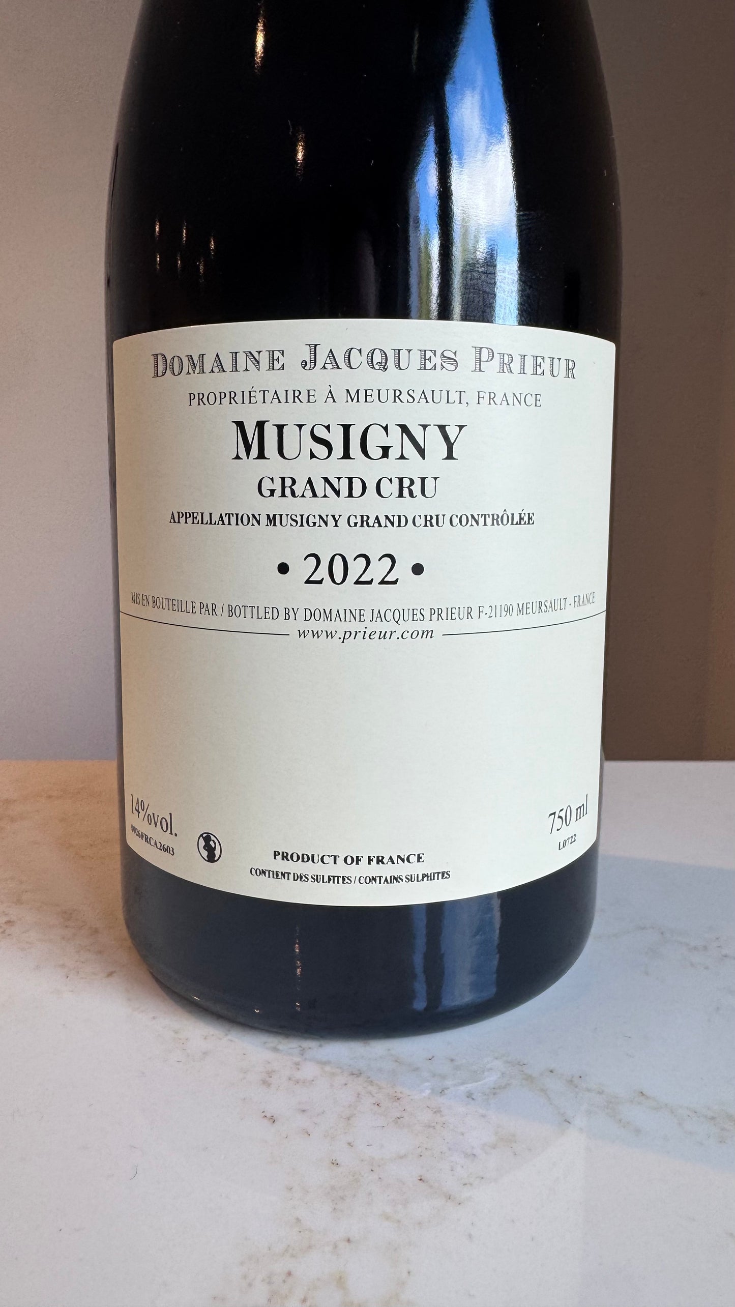 Domaine Jacques Prieur Musigny Grand Cru 2022