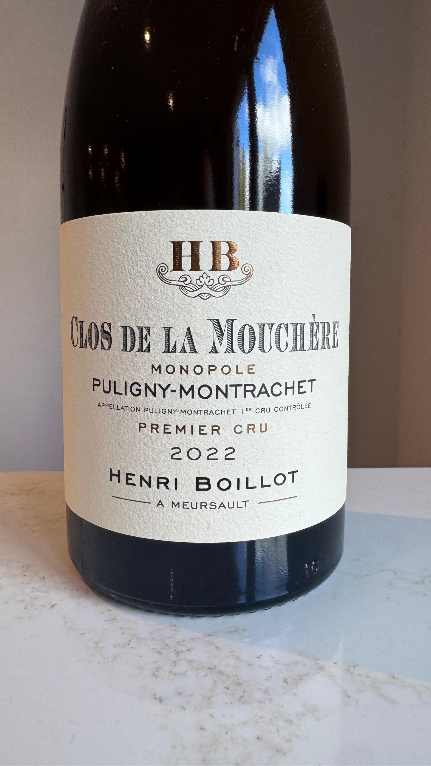 Henri Boillot Puligny-Montrachet 1er Cru "Clos de la Mouchère" 2022