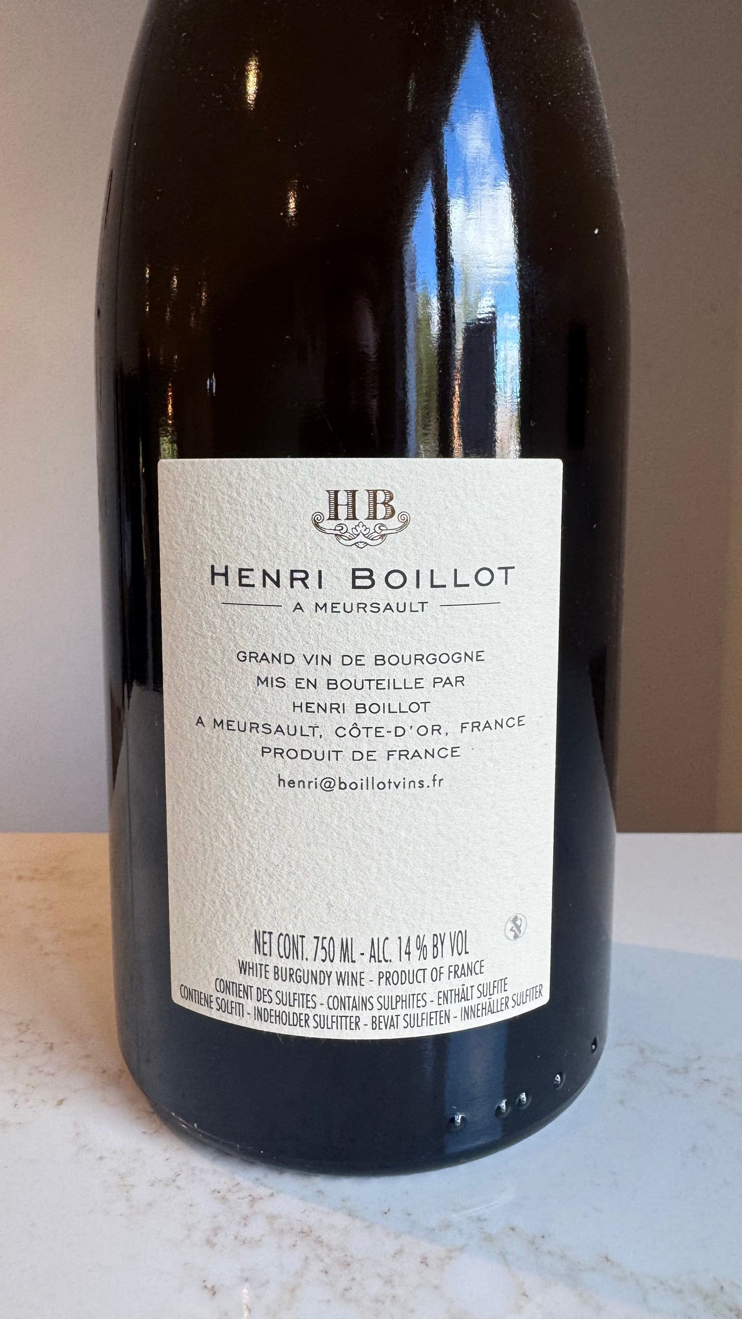 Henri Boillot Puligny-Montrachet 1er Cru "Clos de la Mouchère" 2022