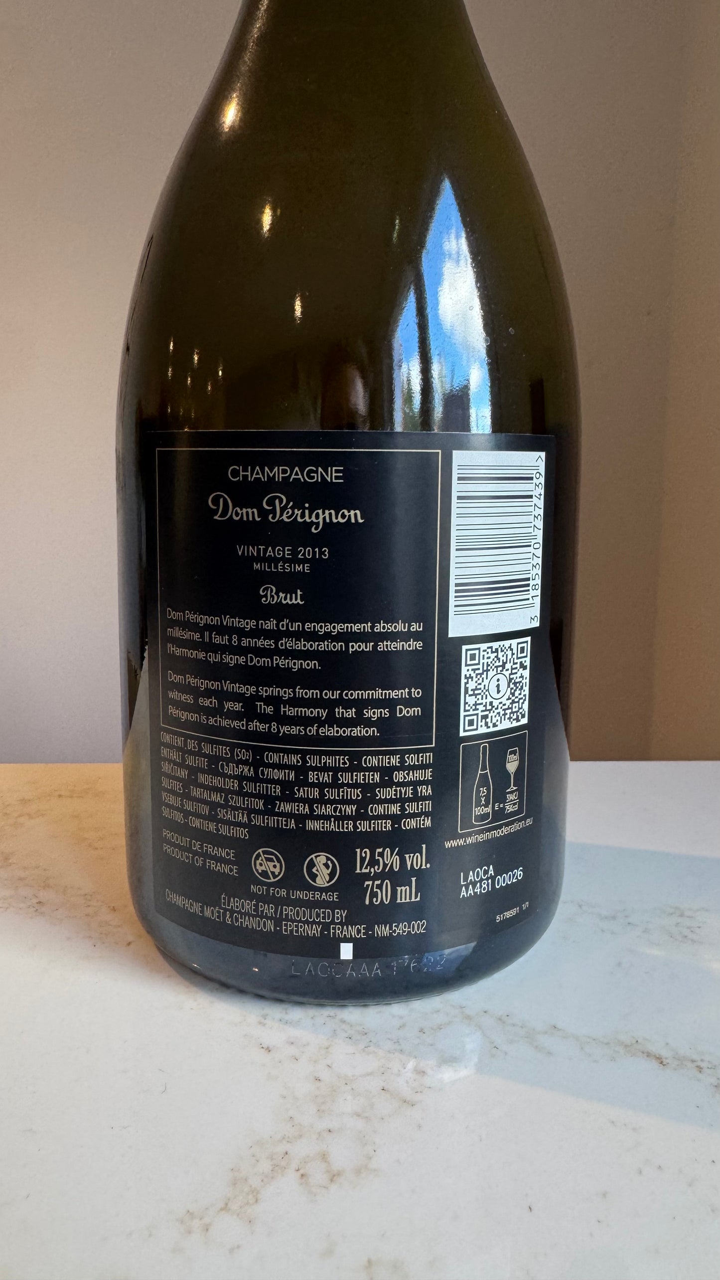 Moët et Chandon Cuvée Dom Pérignon Luminous 2013
