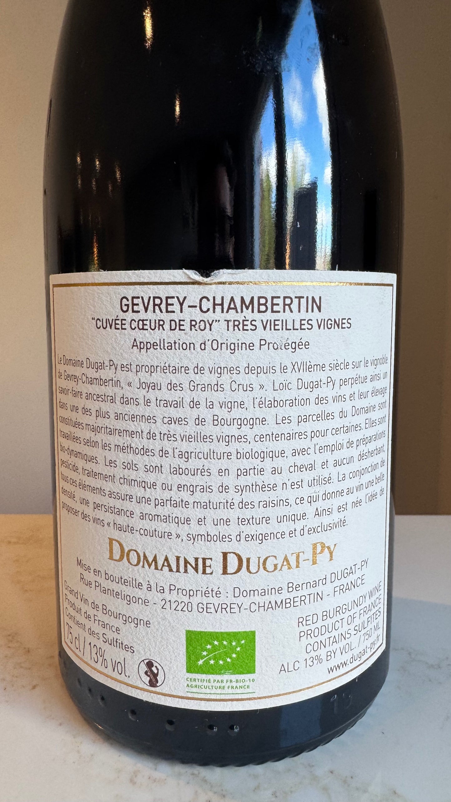 Domaine Dugat-Py Gevrey-Chambertin "Cuvée Coeur de Roy" 2022