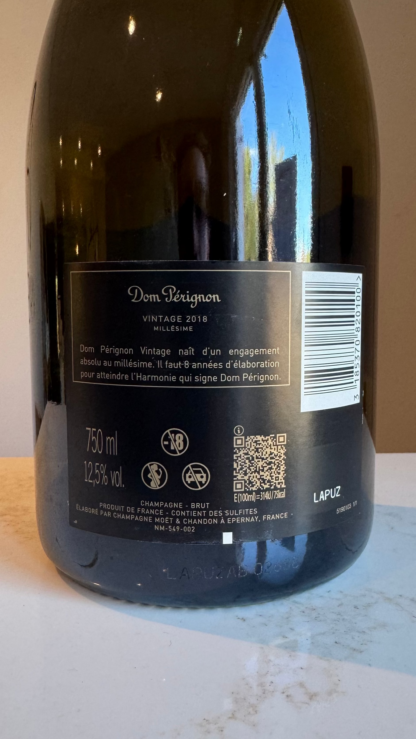Moët et Chandon Cuvée Dom Pérignon 2018