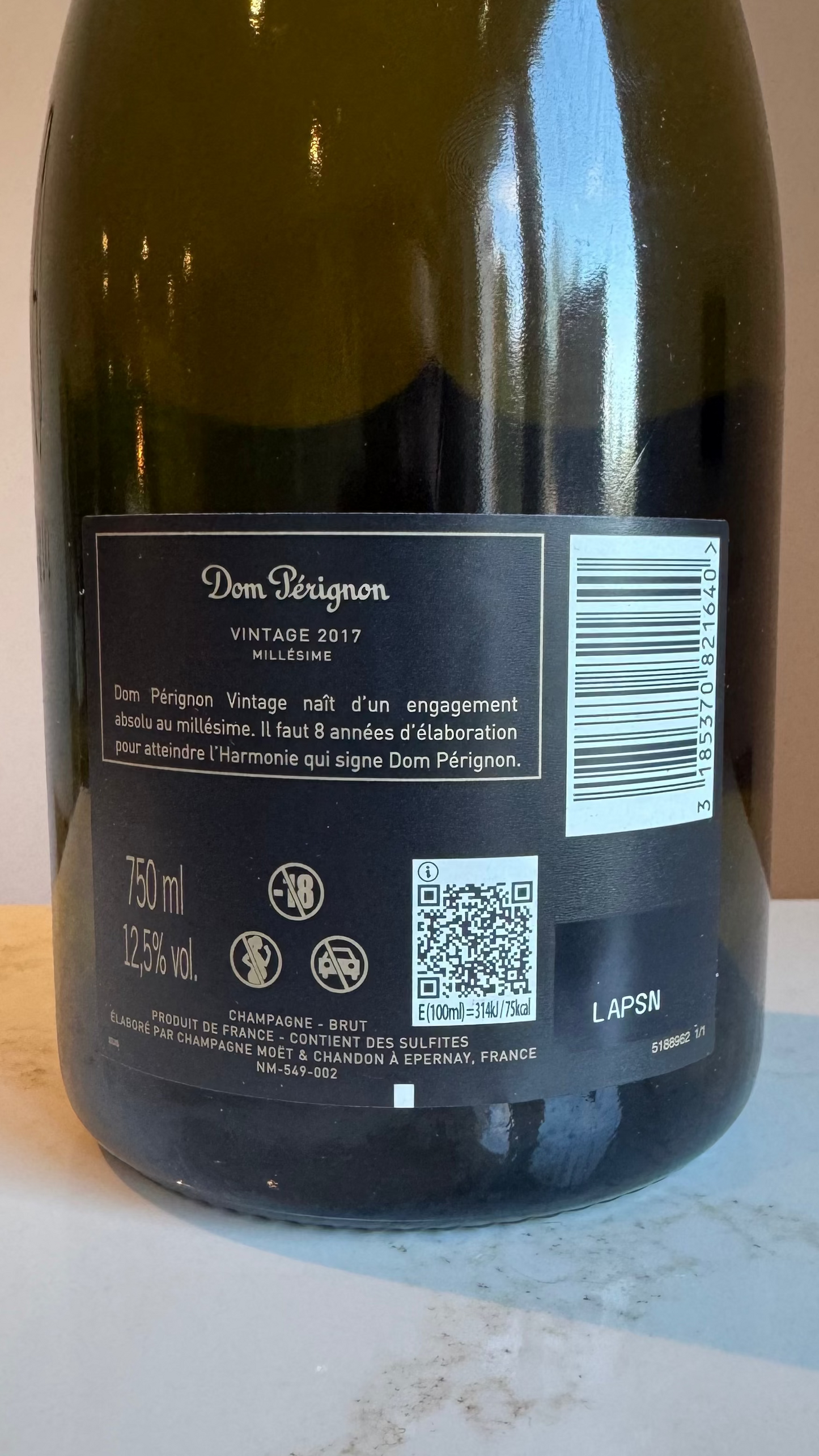 Moët et Chandon Cuvée Dom Pérignon 2017