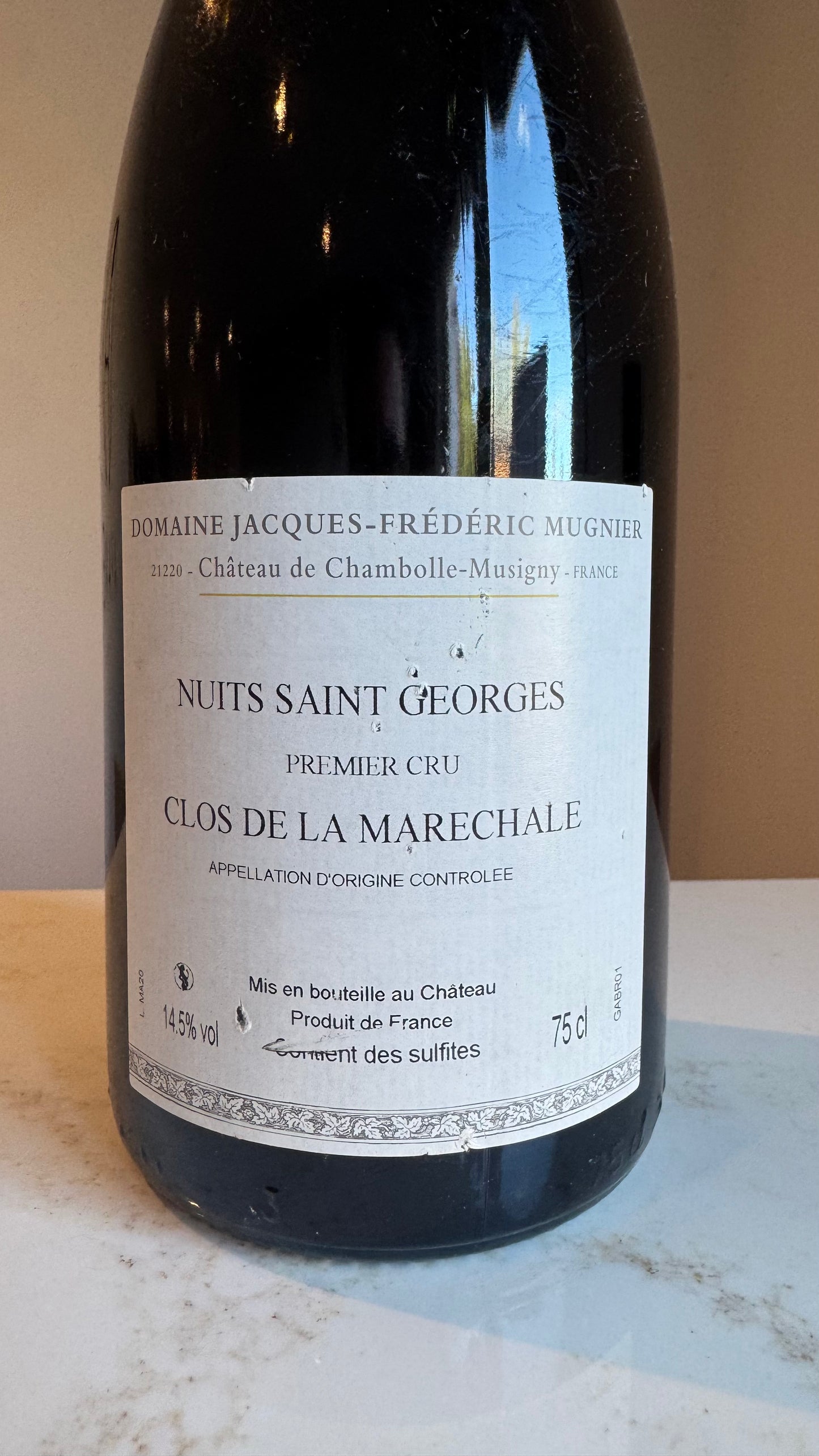 Domaine Jacques-Frédéric Mugnier Nuits Saint-Georges 1er Cru "Clos de la Maréchale" 2020
